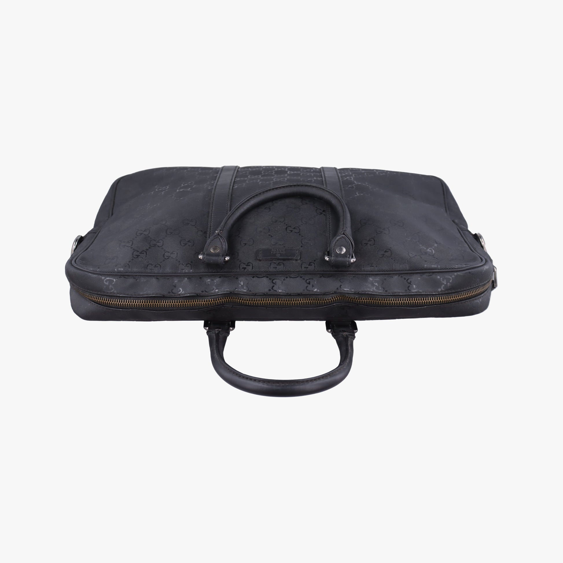 GG Imprime Briefcase Black PVC coated canvas 201480 E016970667GGインプリメ ブリーフケース ブラック PVCコーティングキャンバス 201480 E016970667