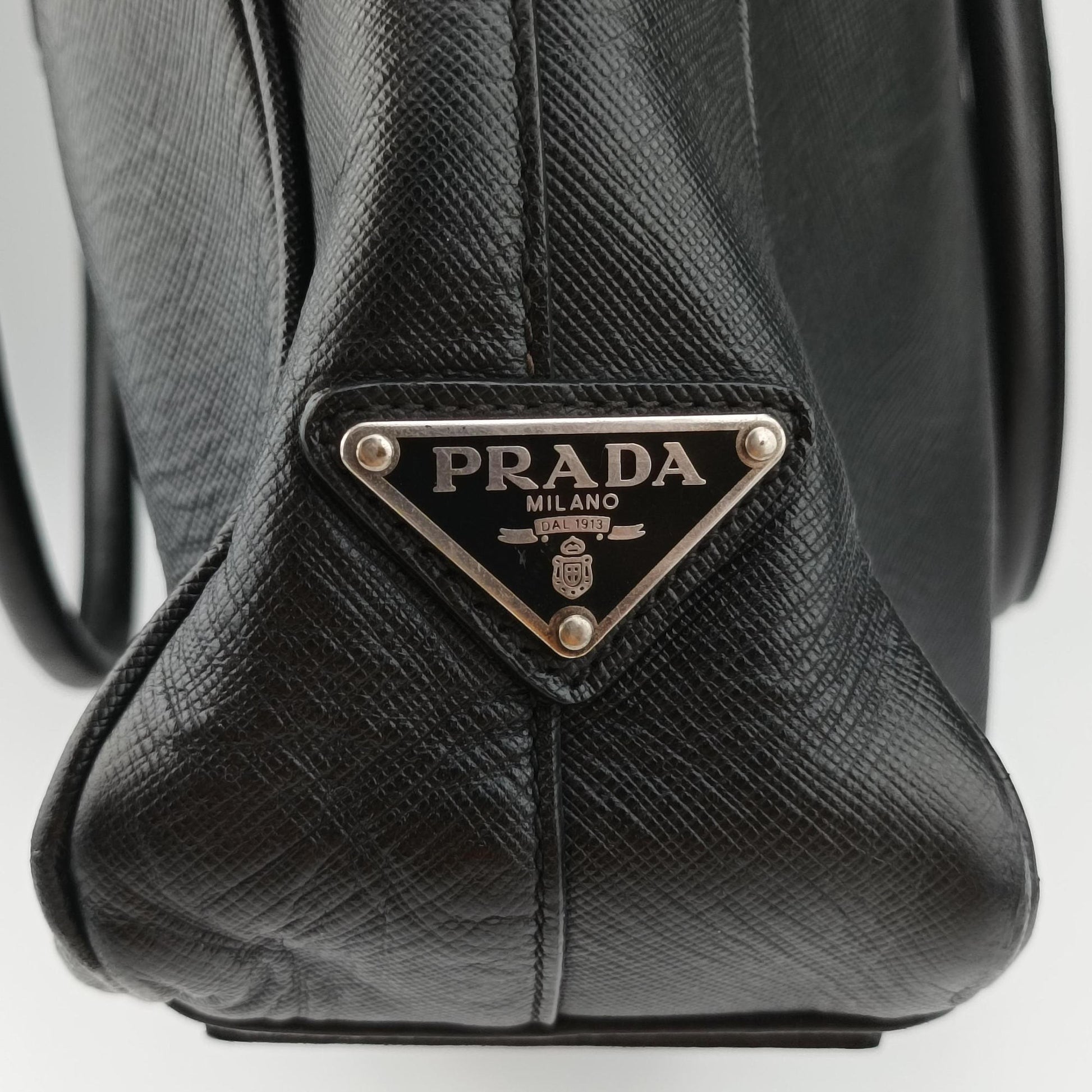business bag briefcase Black SAFFIANO Leather 2VE363 7 R 208ビジネスバッグ ブリーフケース ブラック サフィアーノレザー 2VE363 7 R 208