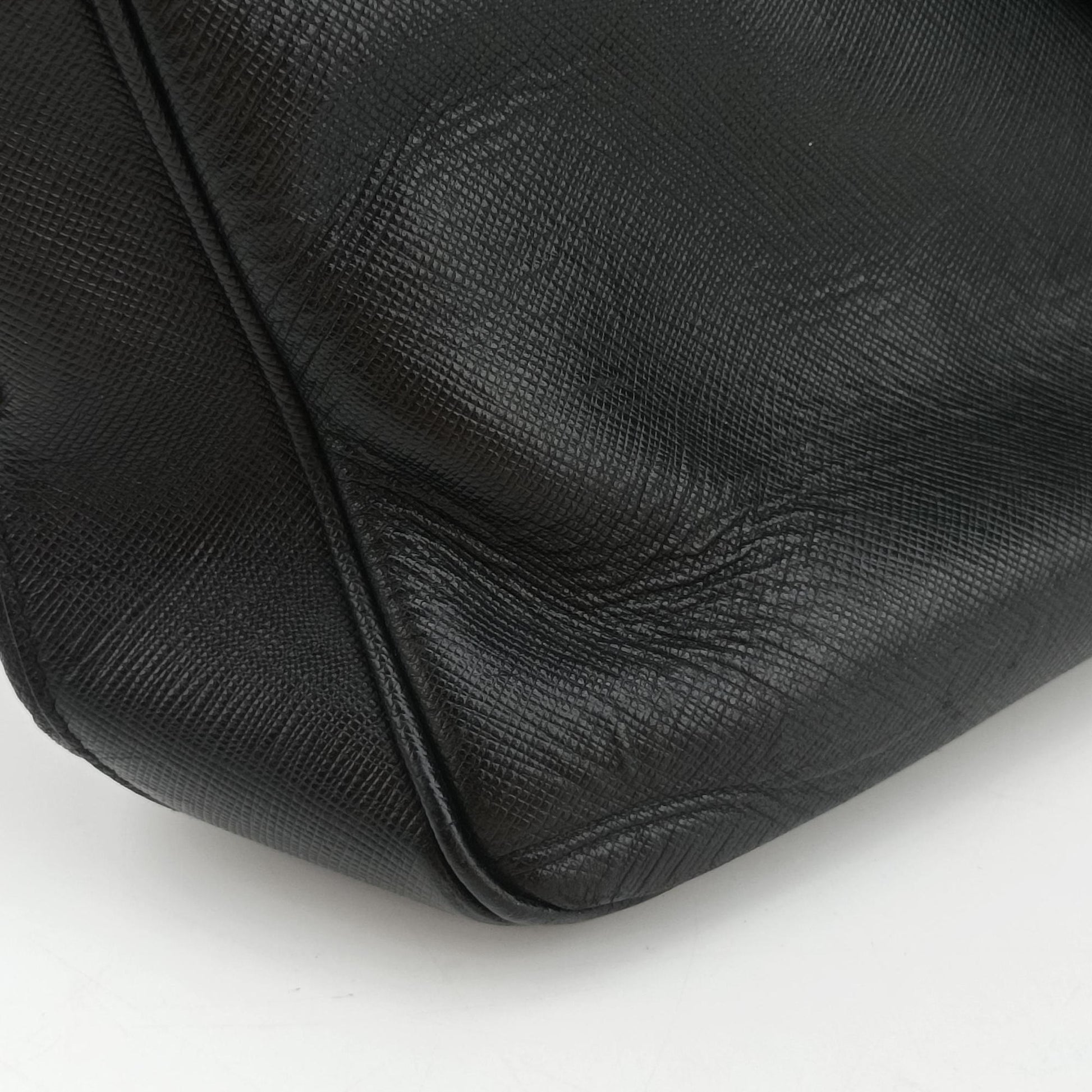 business bag briefcase Black SAFFIANO Leather 2VE363 7 R 208ビジネスバッグ ブリーフケース ブラック サフィアーノレザー 2VE363 7 R 208