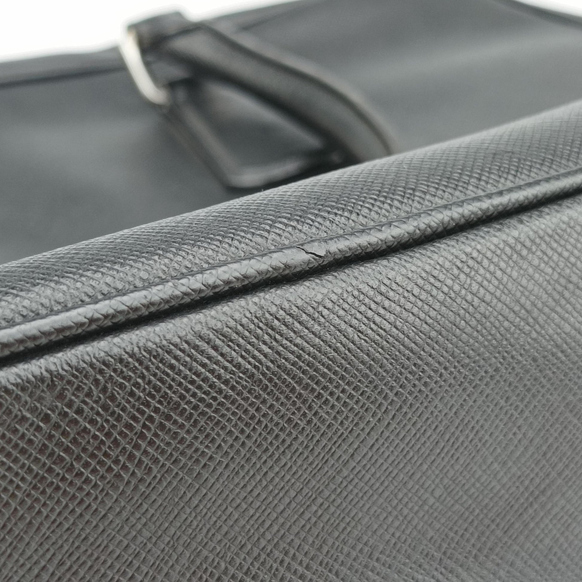 business bag briefcase Black SAFFIANO Leather 2VE363 7 R 208ビジネスバッグ ブリーフケース ブラック サフィアーノレザー 2VE363 7 R 208
