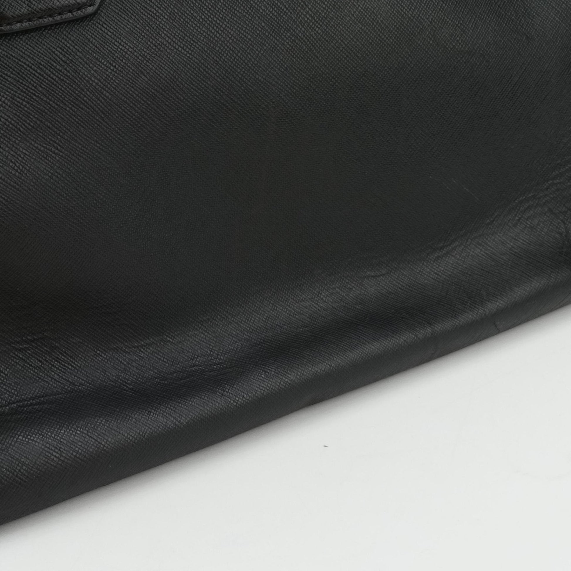 business bag briefcase Black SAFFIANO Leather 2VE363 7 R 208ビジネスバッグ ブリーフケース ブラック サフィアーノレザー 2VE363 7 R 208