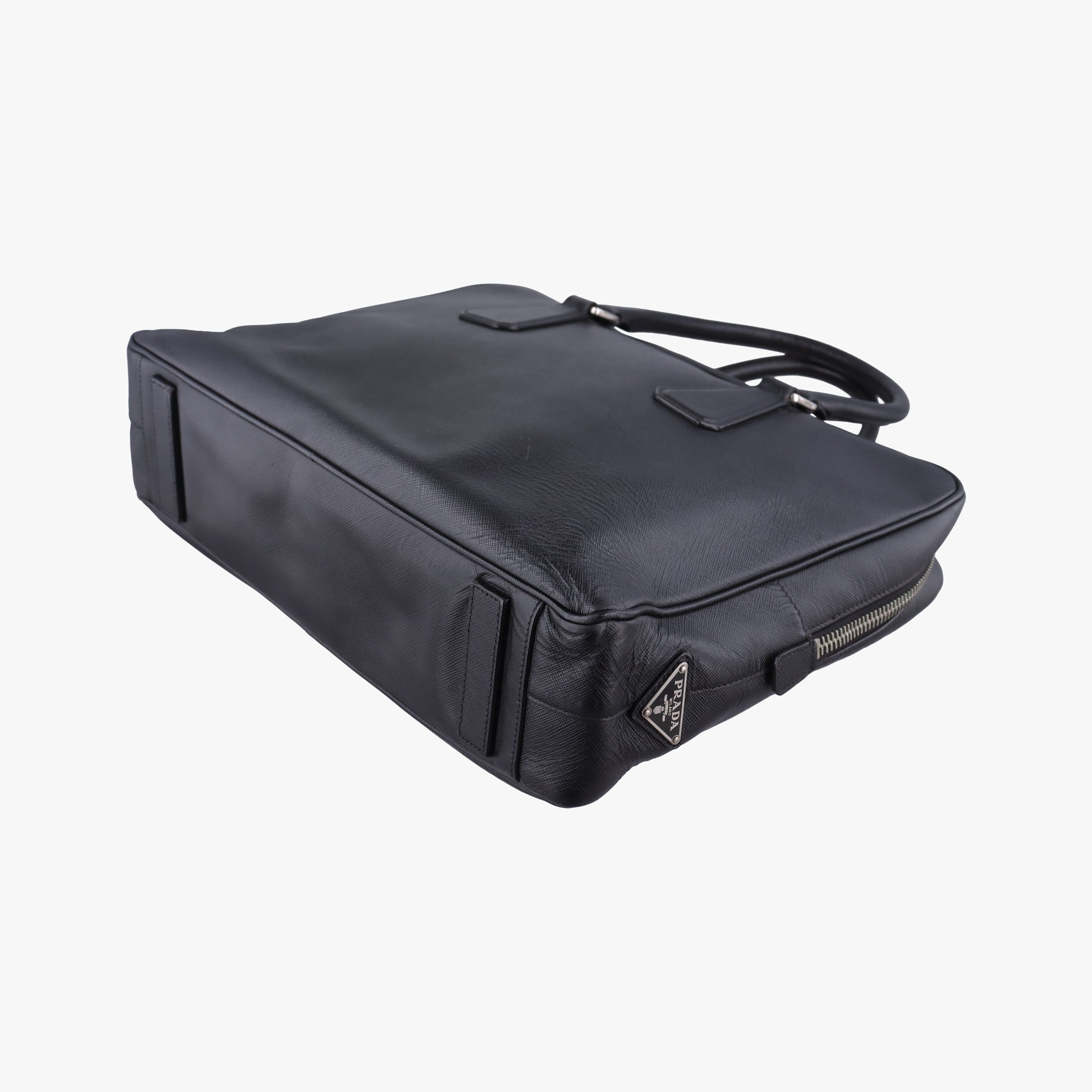 business bag briefcase Black SAFFIANO Leather 2VE363 7 R 208ビジネスバッグ ブリーフケース ブラック サフィアーノレザー 2VE363 7 R 208