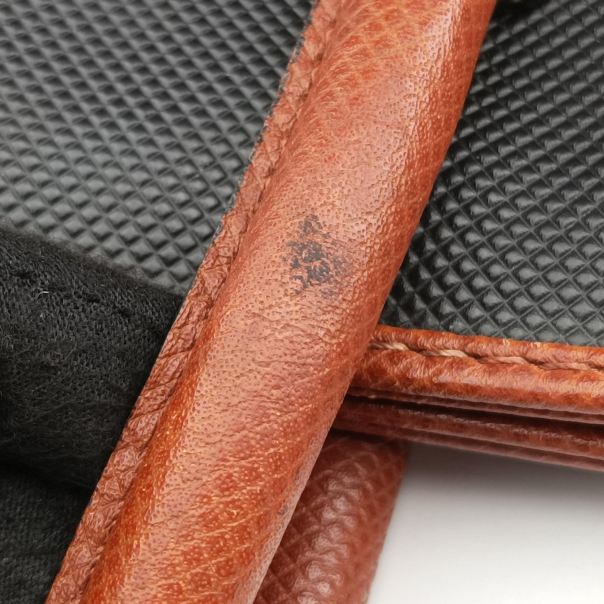 Marco Polo Jet Black × Caramel Brown PVC Coated Canvas × Calfskin マルコポーロ ブラック × ブラウン PVCコーティングキャンバス × カーフレザー 