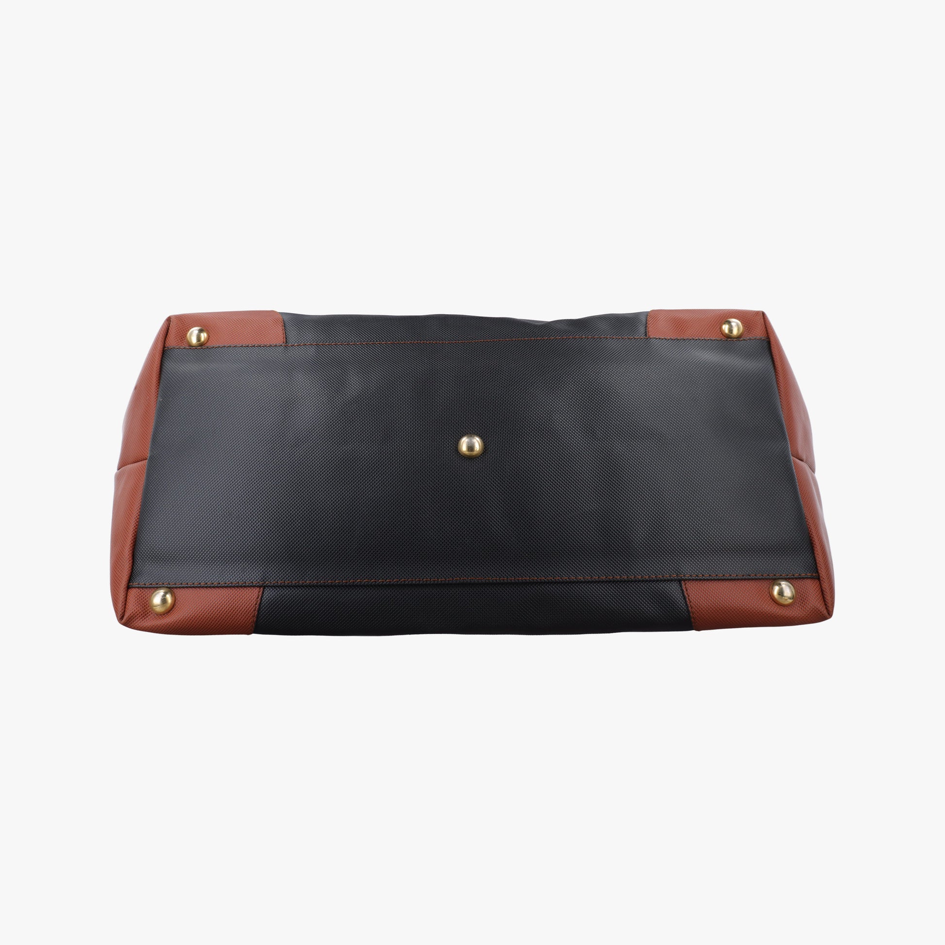 Marco Polo Jet Black × Caramel Brown PVC Coated Canvas × Calfskin マルコポーロ ブラック × ブラウン PVCコーティングキャンバス × カーフレザー 