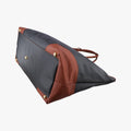 Marco Polo Jet Black × Caramel Brown PVC Coated Canvas × Calfskin マルコポーロ ブラック × ブラウン PVCコーティングキャンバス × カーフレザー 