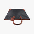 Marco Polo Jet Black × Caramel Brown PVC Coated Canvas × Calfskin マルコポーロ ブラック × ブラウン PVCコーティングキャンバス × カーフレザー 