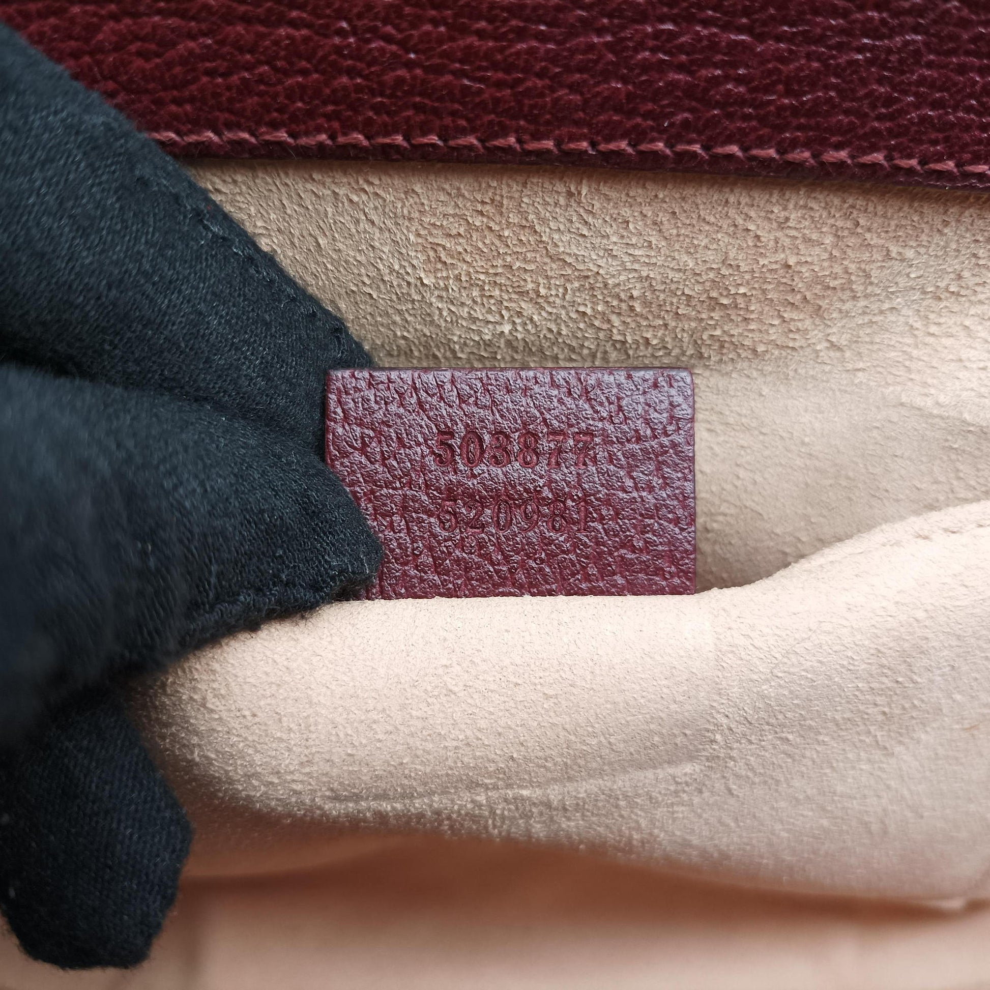 Ophidia Burgundy Leather 503877 H028727094オフィディア ワインレッド レザー 503877 H028727094