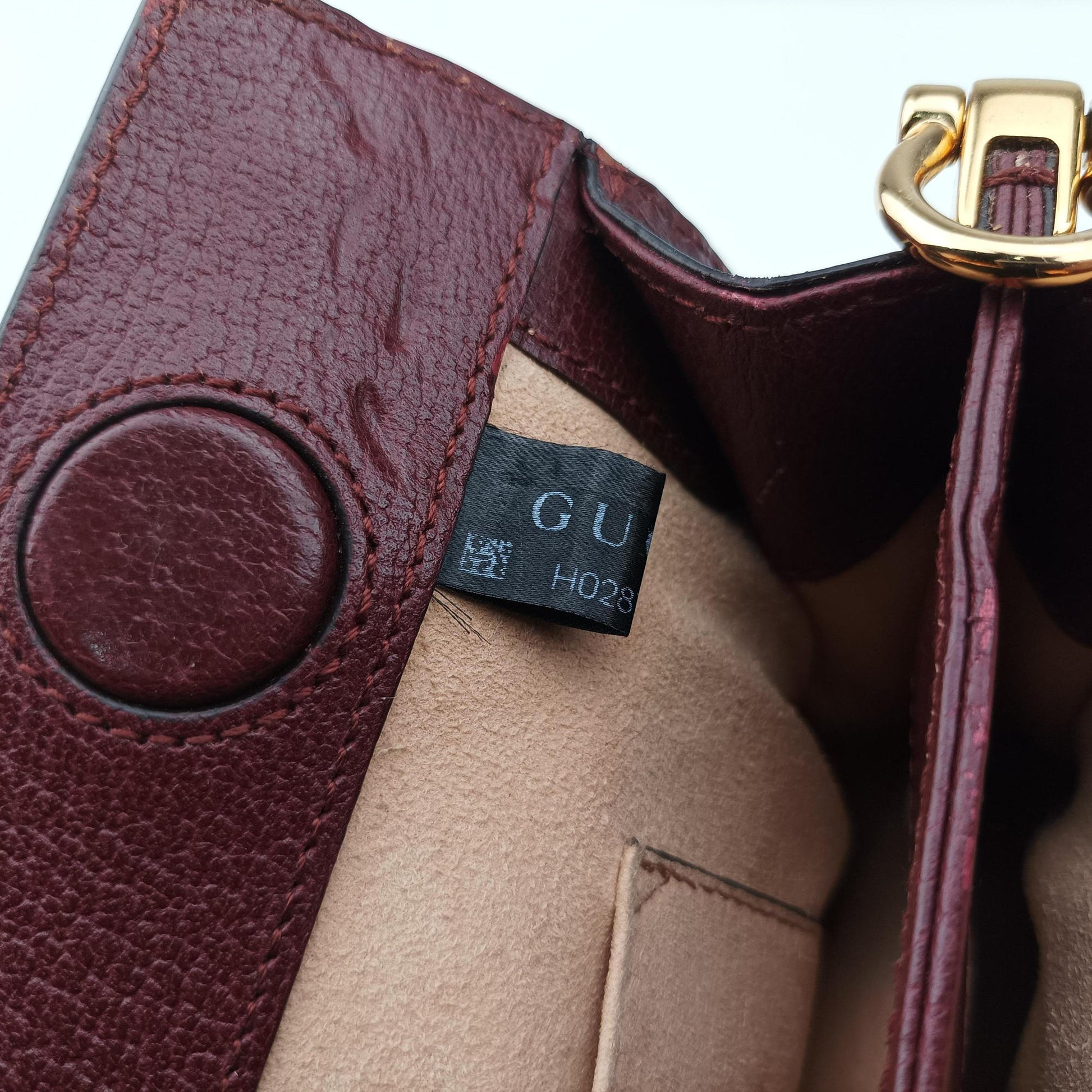 Ophidia Burgundy Leather 503877 H028727094オフィディア ワインレッド レザー 503877 H028727094