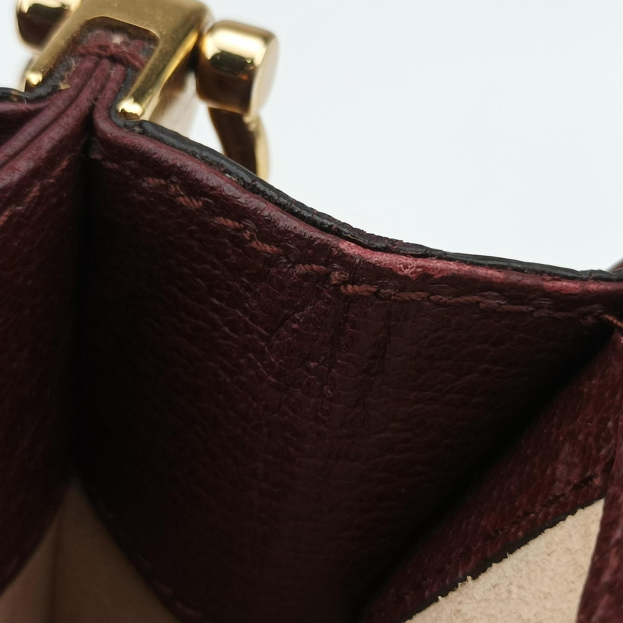 Ophidia Burgundy Leather 503877 H028727094オフィディア ワインレッド レザー 503877 H028727094