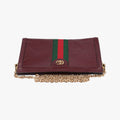 Ophidia Burgundy Leather 503877 H028727094オフィディア ワインレッド レザー 503877 H028727094