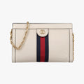 Ophidia White×Black×red Leather 503877 G028463823オフィディア ホワイト×ブラック×レッド レザー 503877 G028463823