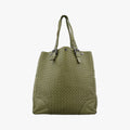 Intrecciato Shopper Acatl Green lambskin B03181332Rイントレチャート ショッパー アキャトル グリーン ラムスキン B03181332R