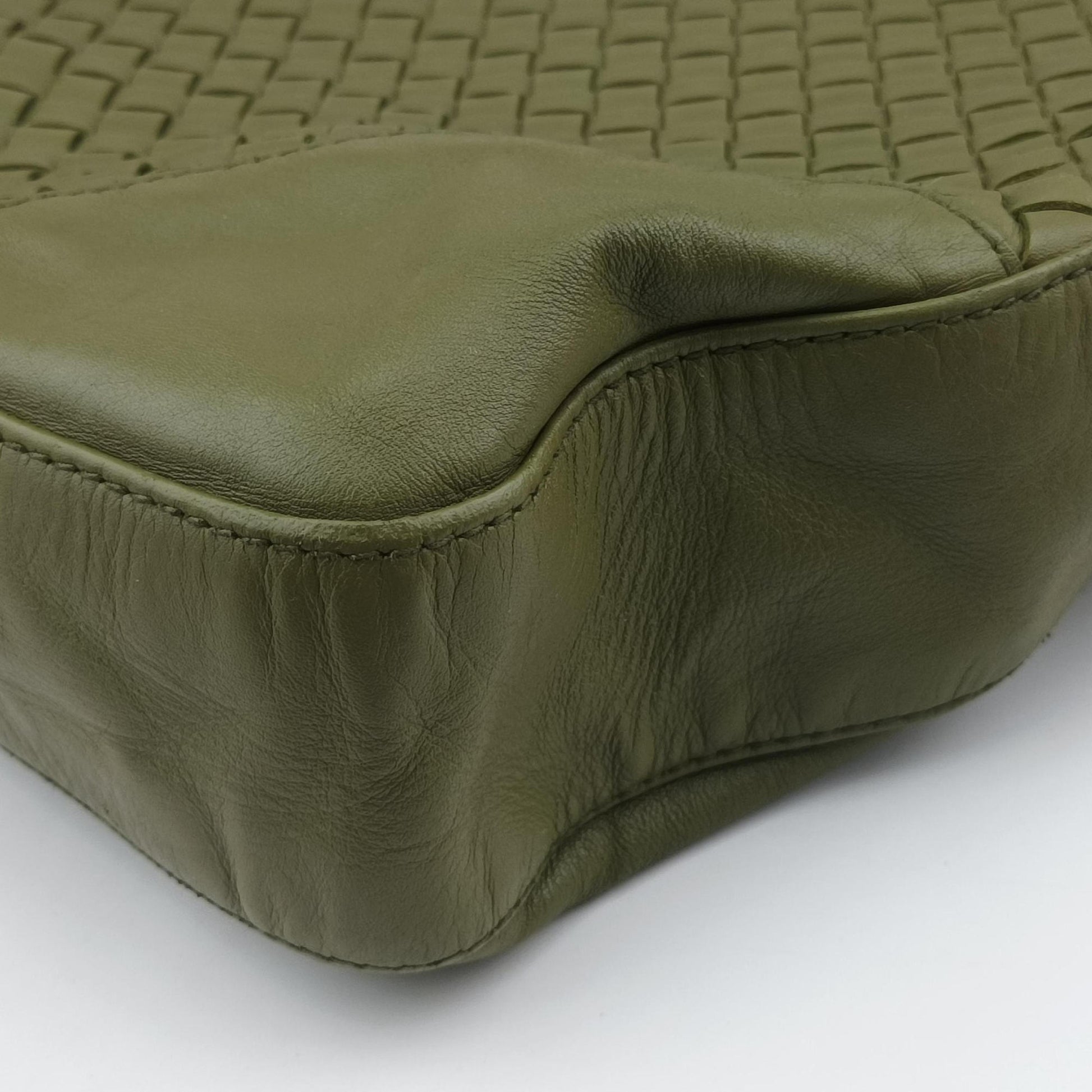 Intrecciato Shopper Acatl Green lambskin B03181332Rイントレチャート ショッパー アキャトル グリーン ラムスキン B03181332R