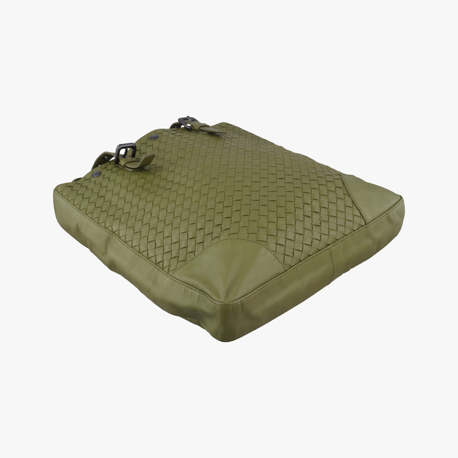 Intrecciato Shopper Acatl Green lambskin B03181332Rイントレチャート ショッパー アキャトル グリーン ラムスキン B03181332R