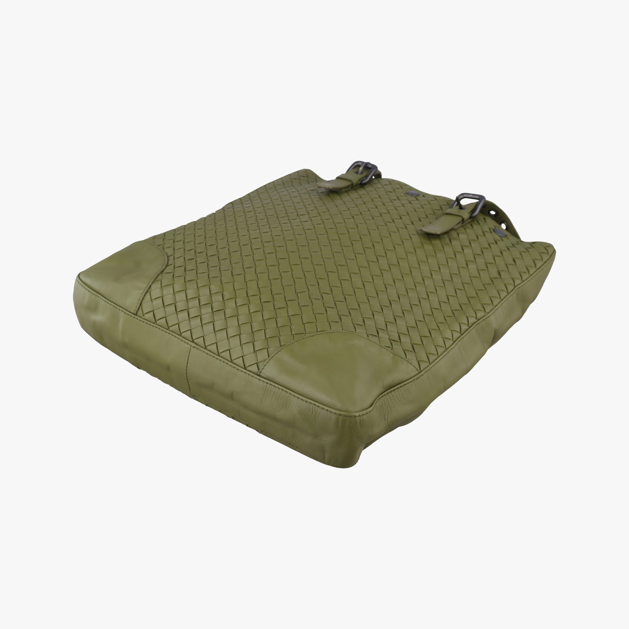Intrecciato Shopper Acatl Green lambskin B03181332Rイントレチャート ショッパー アキャトル グリーン ラムスキン B03181332R