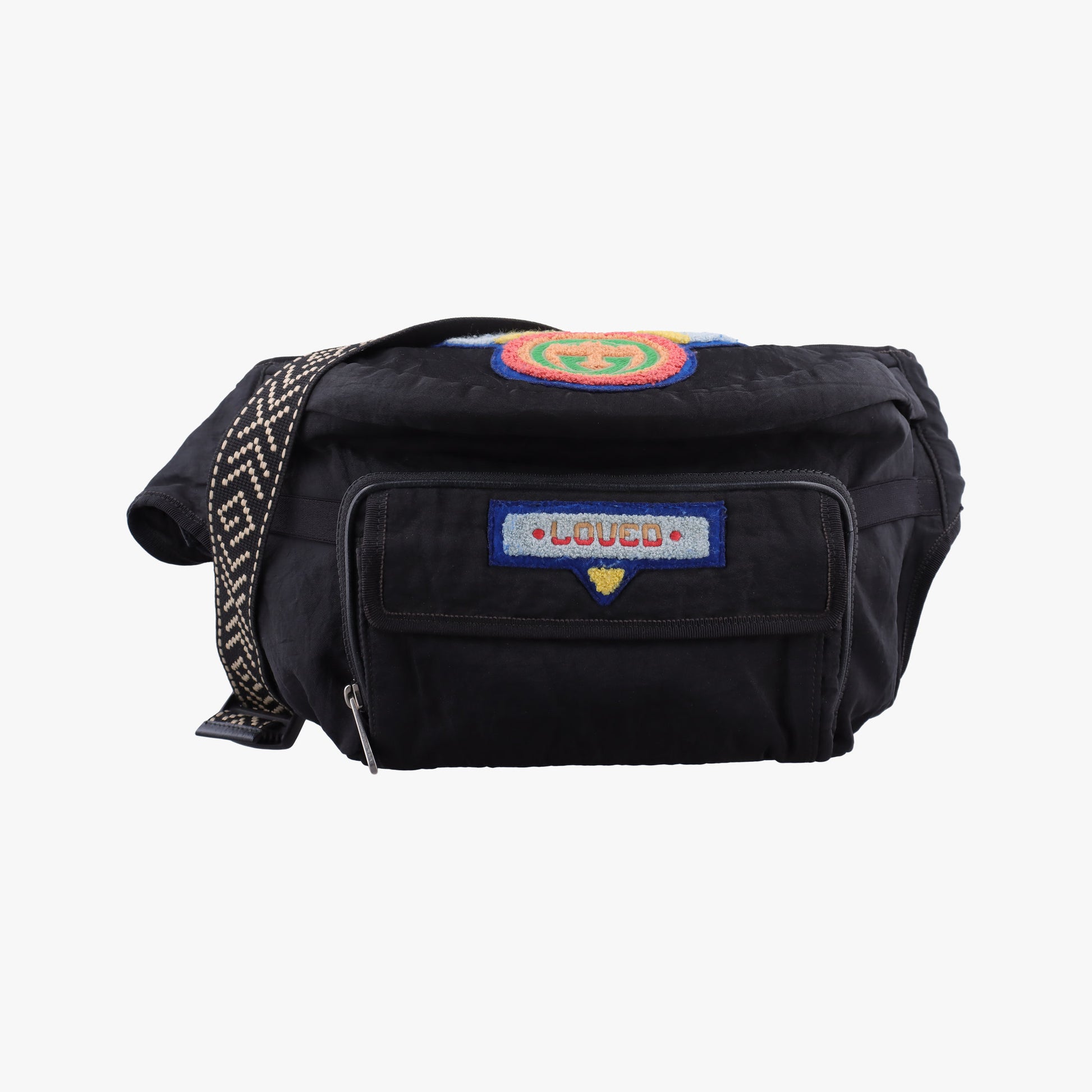 80s Patch Black Nylon 536842 D0260265221980s パッチ ブラック ナイロン 536842 D026026522