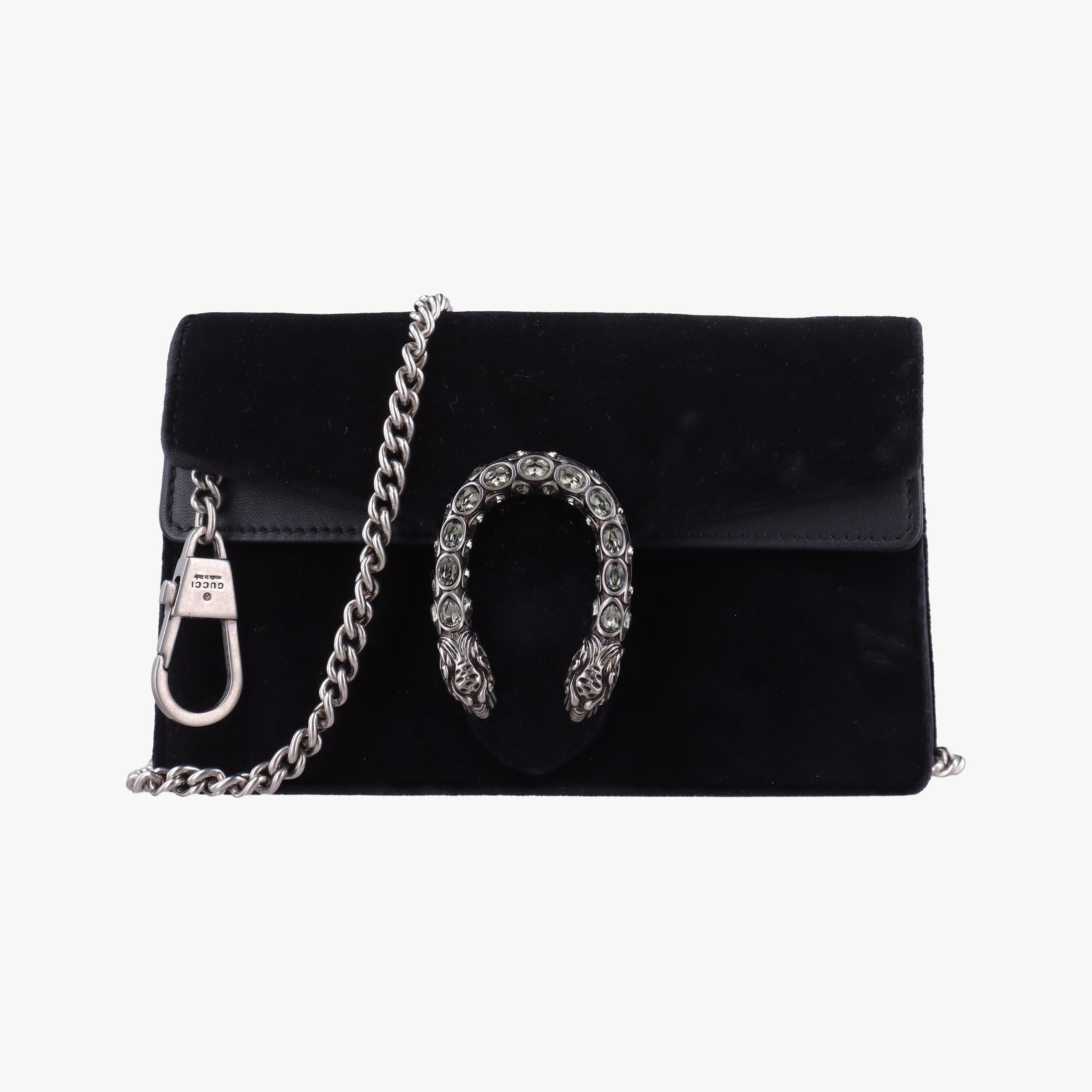 Dionysus Black velour×Leather 476432 ディオニュソス ブラック ベロア×レザー 476432 
