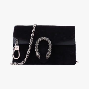 Dionysus Black velour×Leather 476432 ディオニュソス ブラック ベロア×レザー 476432 