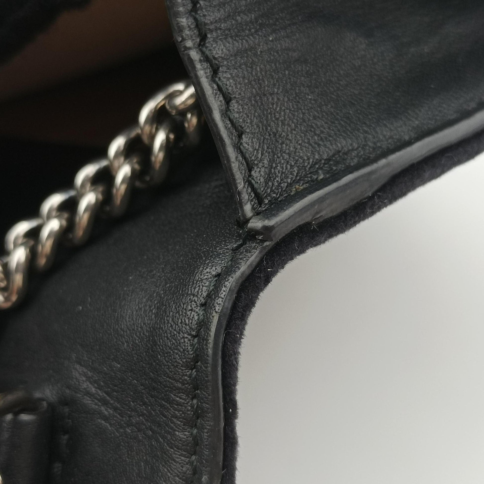 Dionysus Black velour×Leather 476432 ディオニュソス ブラック ベロア×レザー 476432 
