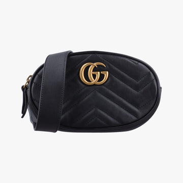 GG Marmont Black Leather 476434 F026994837GGマーモント ブラック レザー 476434 F026994837