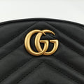 GG Marmont Black Leather 476434 F026994837GGマーモント ブラック レザー 476434 F026994837
