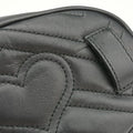 GG Marmont Black Leather 476434 F026994837GGマーモント ブラック レザー 476434 F026994837