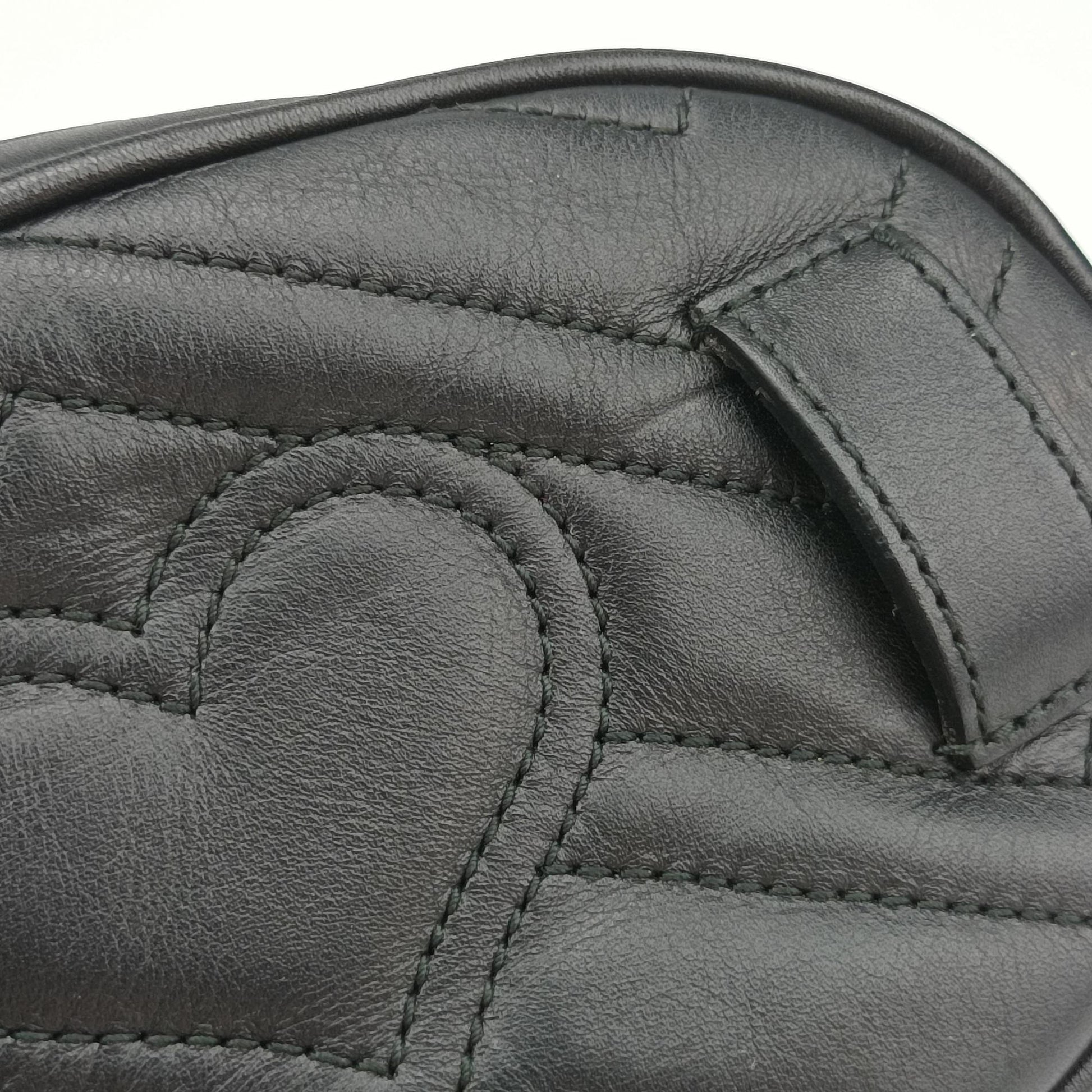 GG Marmont Black Leather 476434 F026994837GGマーモント ブラック レザー 476434 F026994837