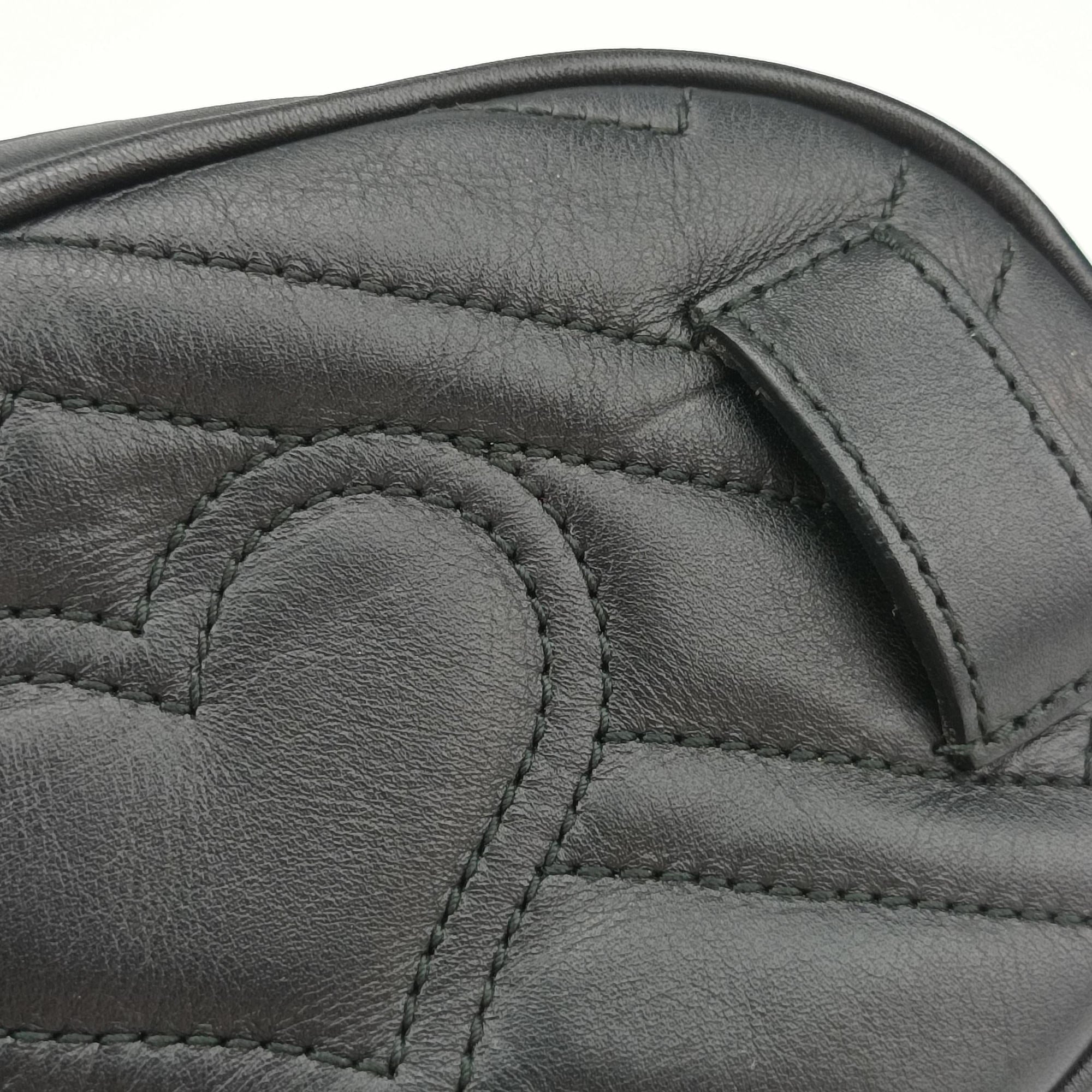 GG Marmont Black Leather 476434 F026994837GGマーモント ブラック レザー 476434 F026994837