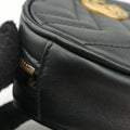 GG Marmont Black Leather 476434 F026994837GGマーモント ブラック レザー 476434 F026994837