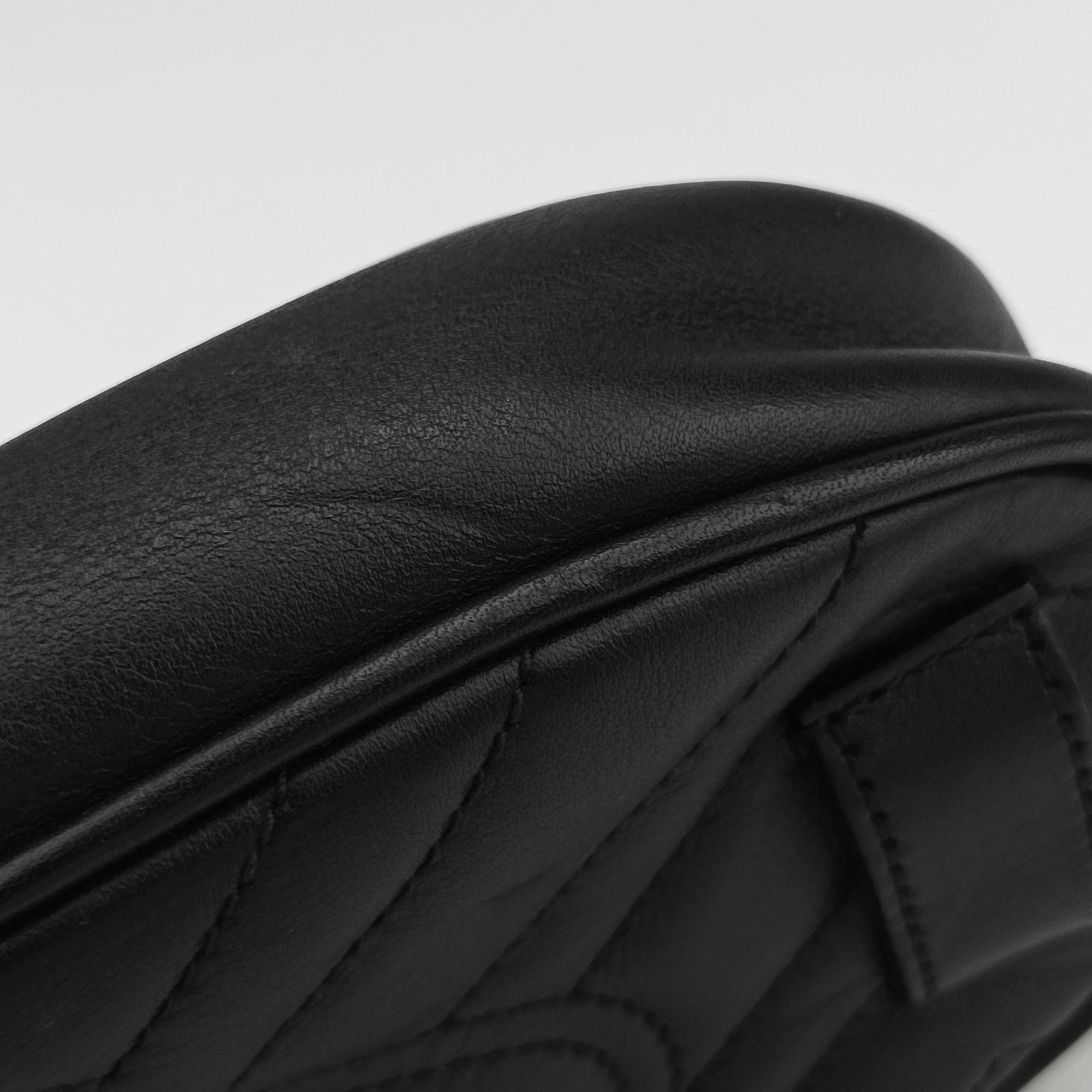 GG Marmont Black Leather 476434 F026994837GGマーモント ブラック レザー 476434 F026994837