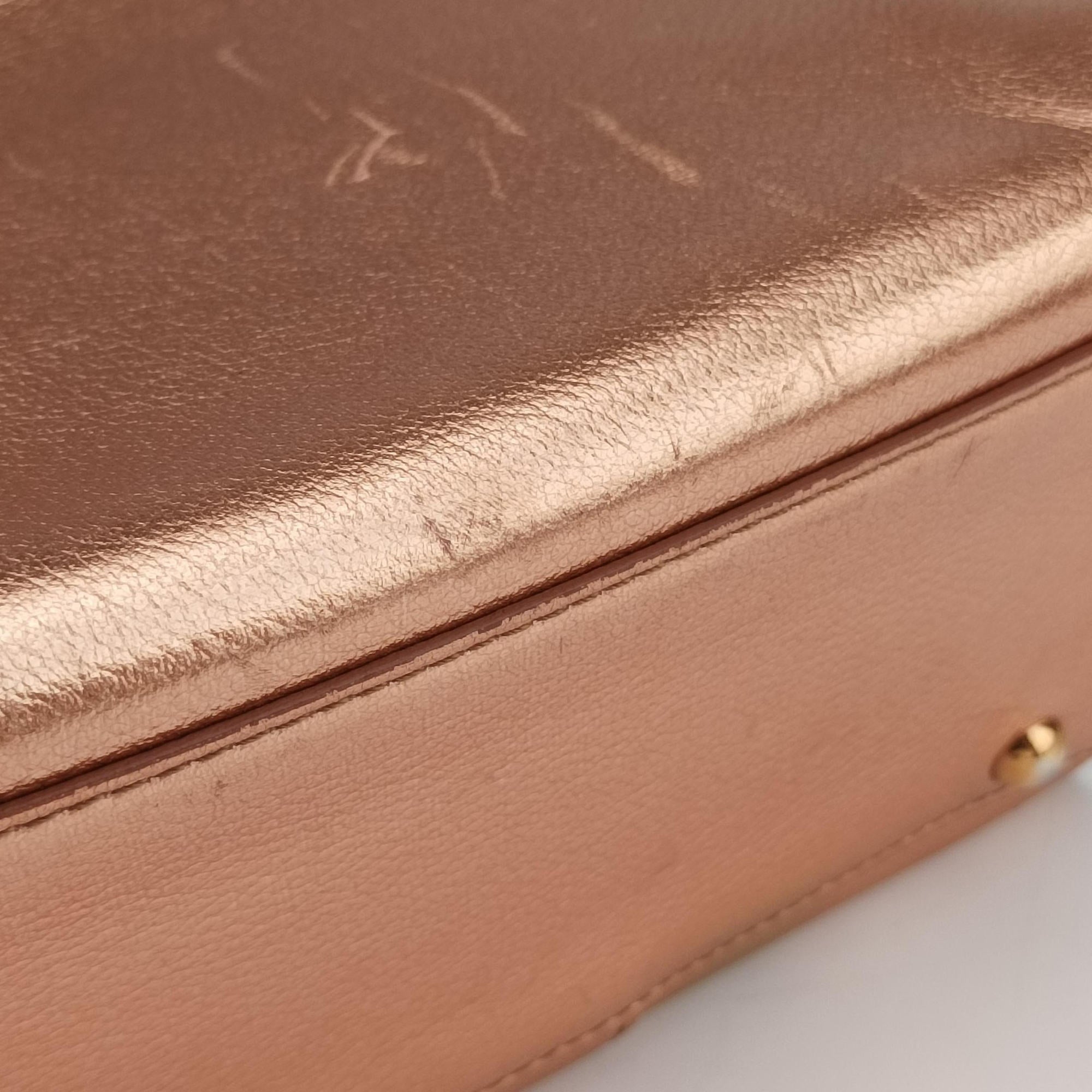 Brillant Mini Pink Gold leather BO4Bブリヨン ミニ ピンクゴールド レザー BO4B