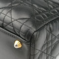 Lady Dior Black lambskin 17-BO-0112レディディオール ブラック ラムスキン 17-BO-0112