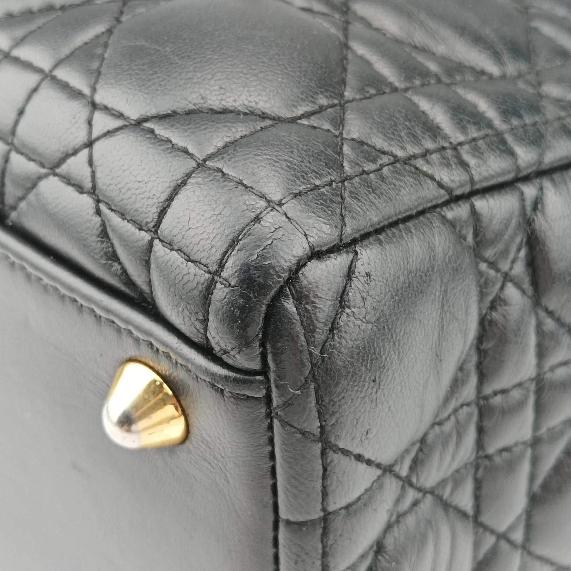 Lady Dior Black lambskin 17-BO-0112レディディオール ブラック ラムスキン 17-BO-0112