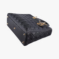 Lady Dior Black lambskin 17-BO-0112レディディオール ブラック ラムスキン 17-BO-0112