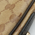 GG Crystal Abbey Hobo Beige PVC coated canvas×leather 268636 G011808102ジージークリスタルアビーホーボー ベージュ PVCコーティングキャンバス×レザー 268636 G011808102