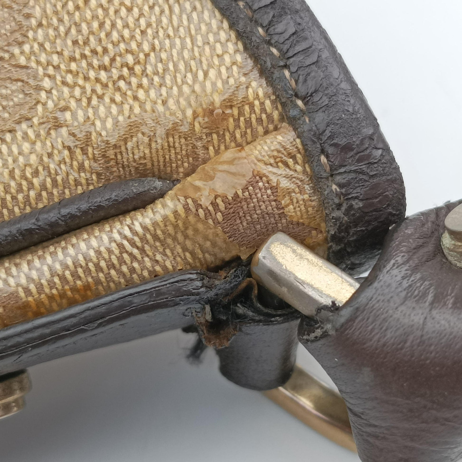 GG Crystal Abbey Hobo Beige PVC coated canvas×leather 268636 G011808102ジージークリスタルアビーホーボー ベージュ PVCコーティングキャンバス×レザー 268636 G011808102