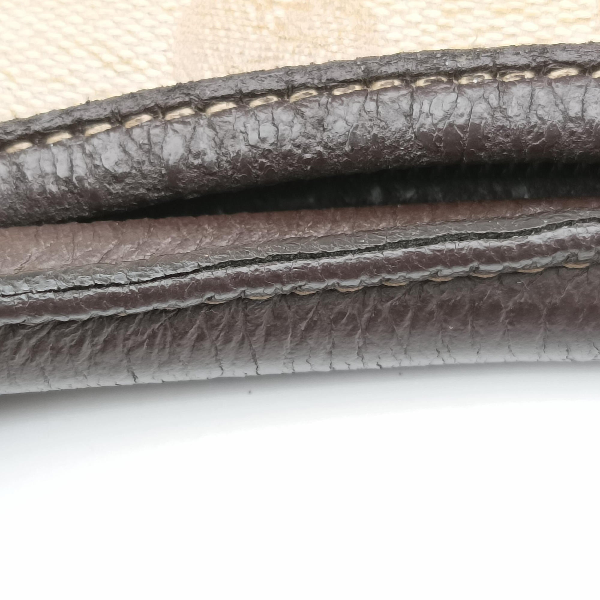 GG Crystal Abbey Hobo Beige PVC coated canvas×leather 268636 G011808102ジージークリスタルアビーホーボー ベージュ PVCコーティングキャンバス×レザー 268636 G011808102