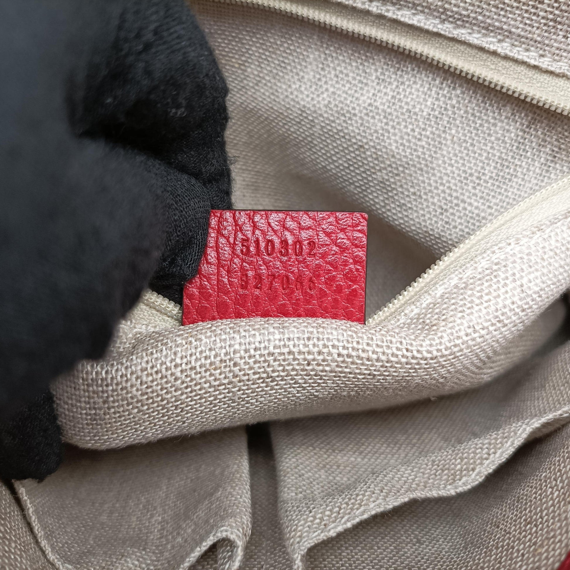 Interlocking G Red Leather 510302 A027422213インターロッキングG レッド レザー 510302 A027422213
