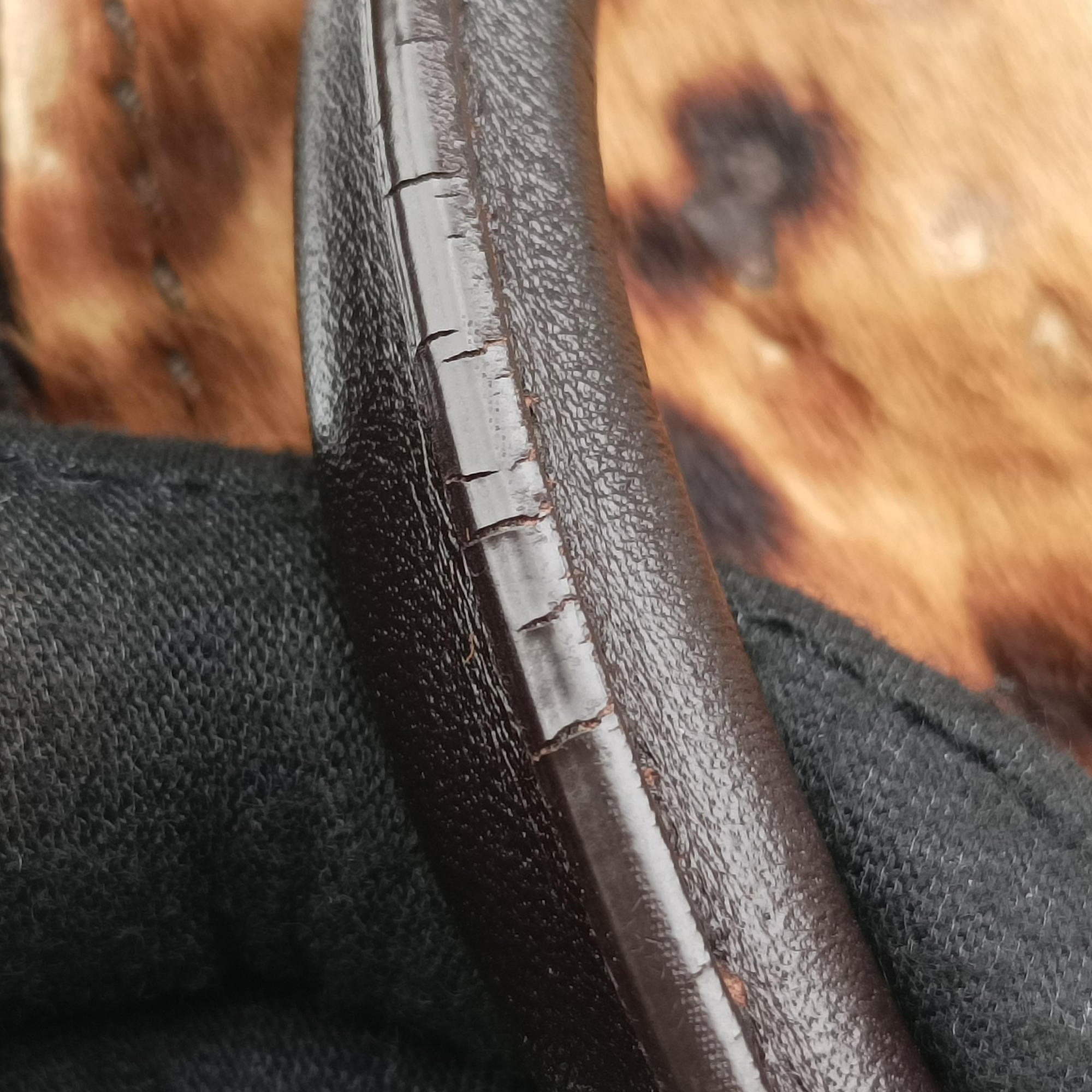 Vara Bow Brown x Black ponyhair EE-21 C119ヴァラ リボン ブラウン×ブラック ハラコ EE-21 C119