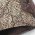 GG Supreme Double Buckle Beige × Dark Brown PVC coated canvas 122373 214397 GGスプリーム ダブルバックル ベージュ × ダークブラウン PVCコーティングキャンバス 122373 214397 