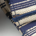 Book Tote White × Navy Jacquard 50-MA-1128ブック トート ホワイト × ネイビー ジャガード 50-MA-1128