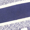 Book Tote White × Navy Jacquard 50-MA-1128ブック トート ホワイト × ネイビー ジャガード 50-MA-1128