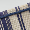 Book Tote White × Navy Jacquard 50-MA-1128ブック トート ホワイト × ネイビー ジャガード 50-MA-1128