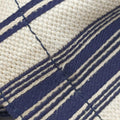 Book Tote White × Navy Jacquard 50-MA-1128ブック トート ホワイト × ネイビー ジャガード 50-MA-1128