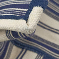 Book Tote White × Navy Jacquard 50-MA-1128ブック トート ホワイト × ネイビー ジャガード 50-MA-1128