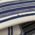 Book Tote White × Navy Jacquard 50-MA-1128ブック トート ホワイト × ネイビー ジャガード 50-MA-1128