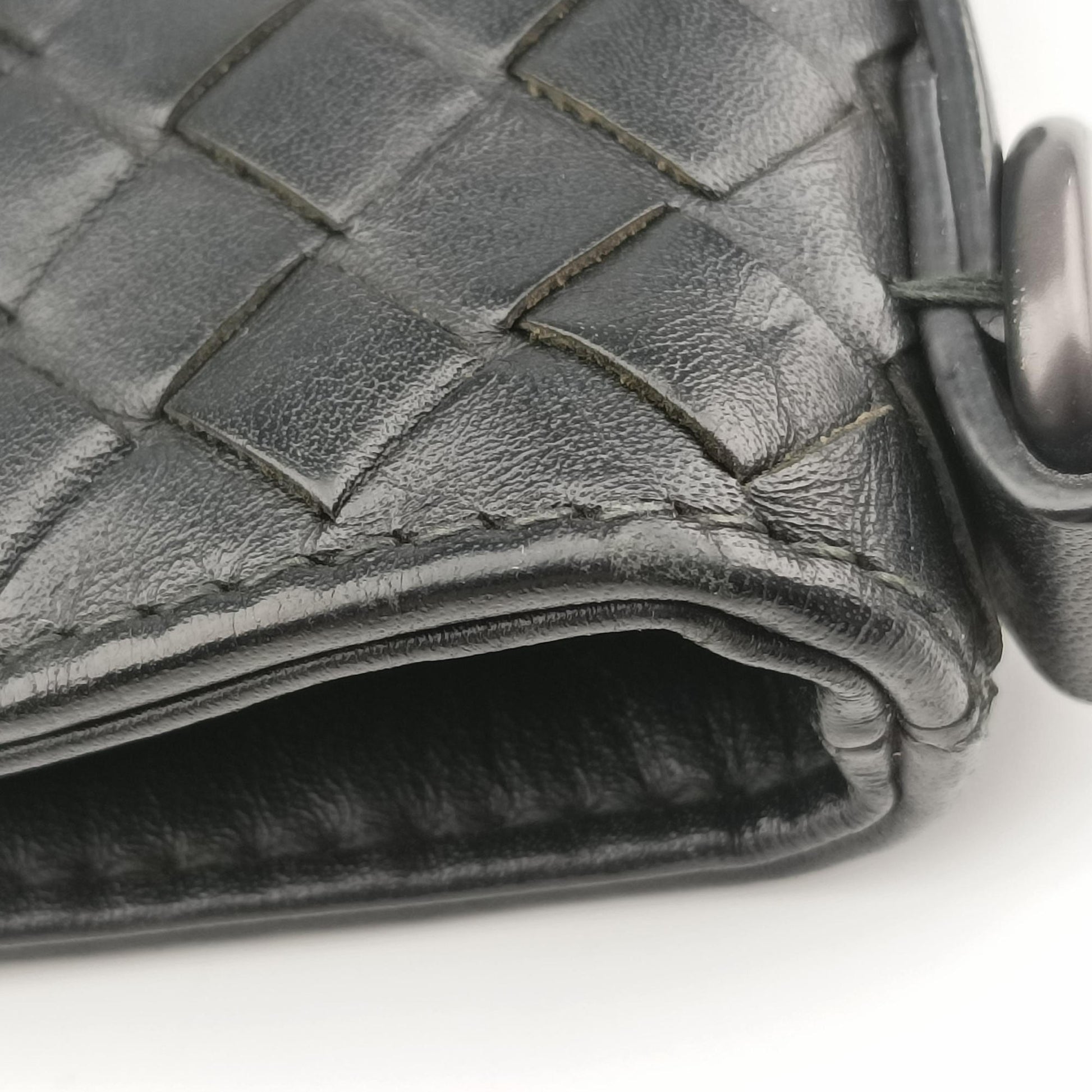 Intrecciato Black lambskin B04493882Rイントレチャート ブラック ラムスキン B04493882R