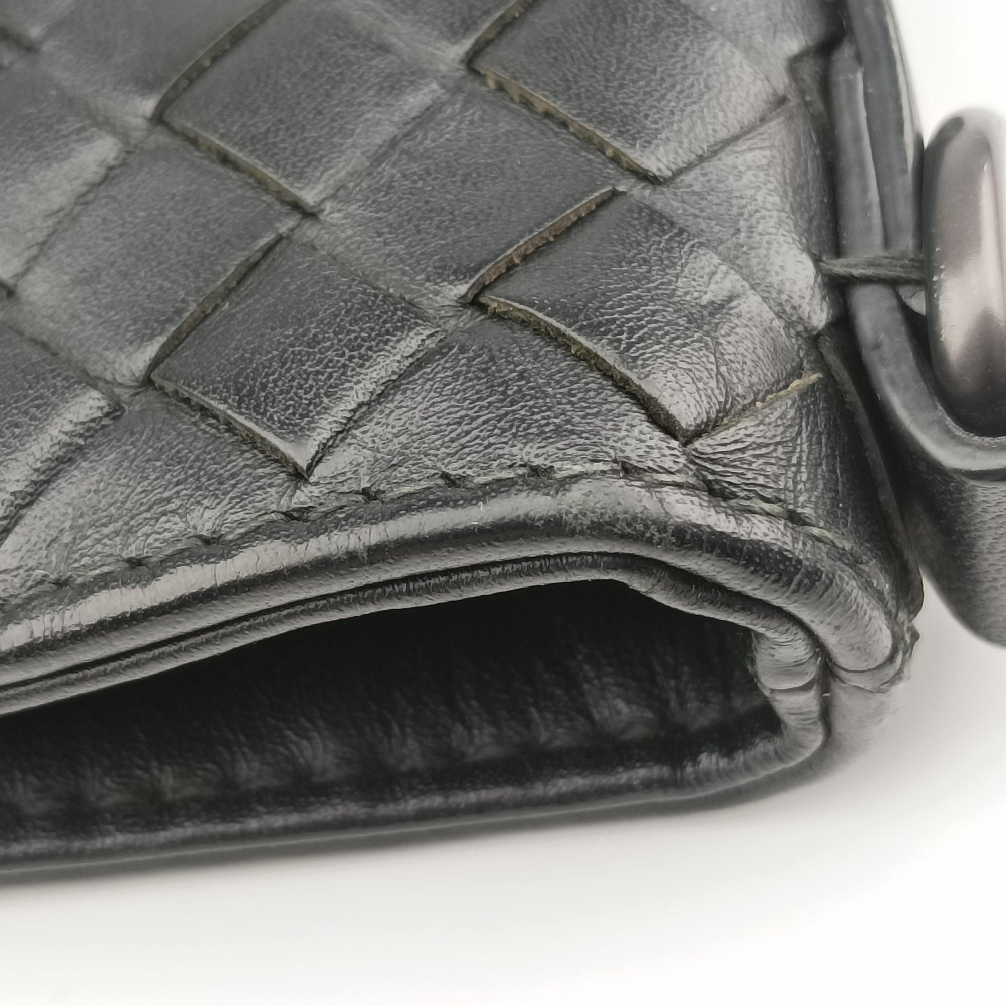 Intrecciato Black lambskin B04493882Rイントレチャート ブラック ラムスキン B04493882R