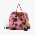 Avant Garde Begonia Pink × Camel Brown × Purple Montone Shearling 24アヴァンギャルド ベゴニアピンク × キャメル × パープル シープファー 24