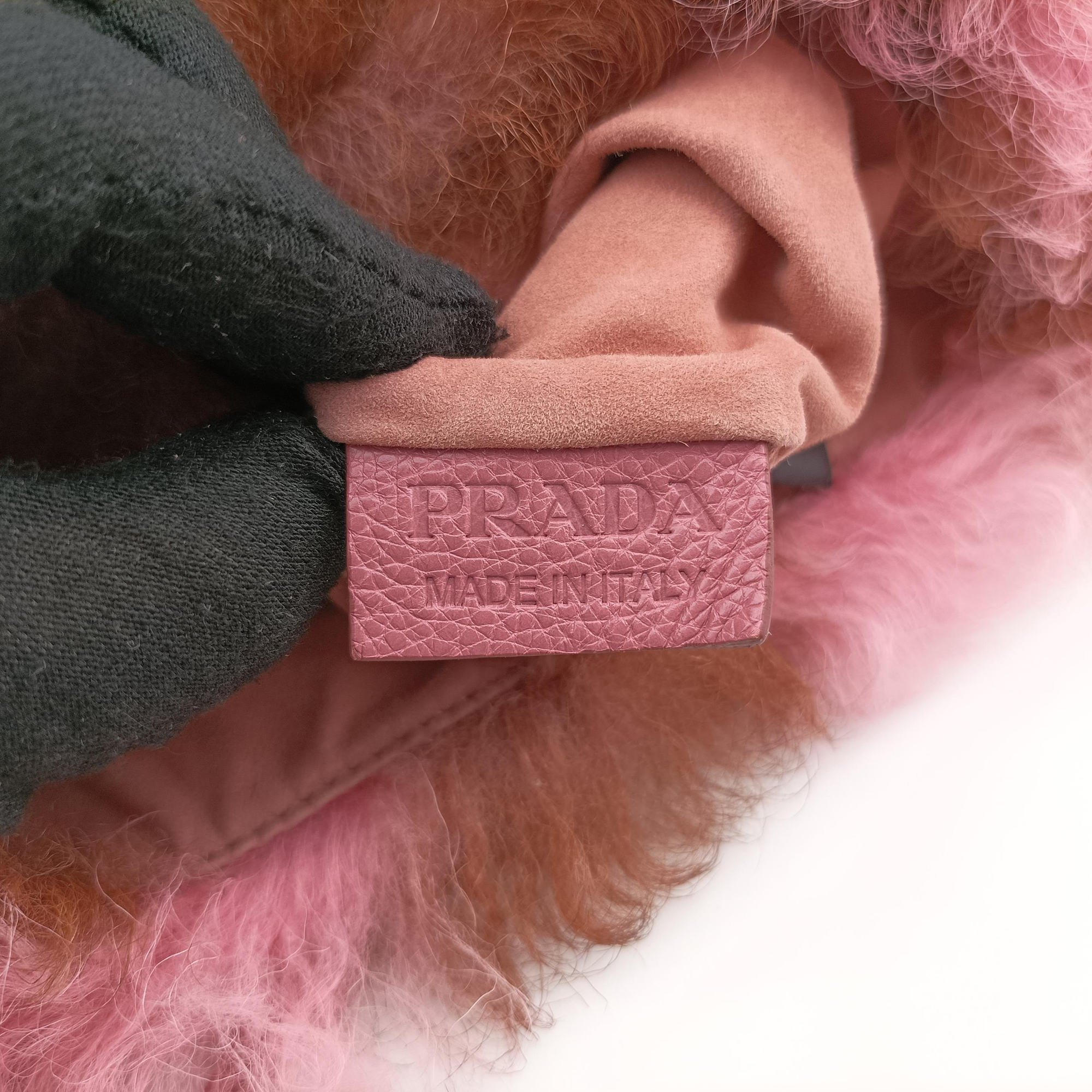 Avant Garde Begonia Pink × Camel Brown × Purple Montone Shearling 24アヴァンギャルド ベゴニアピンク × キャメル × パープル シープファー 24